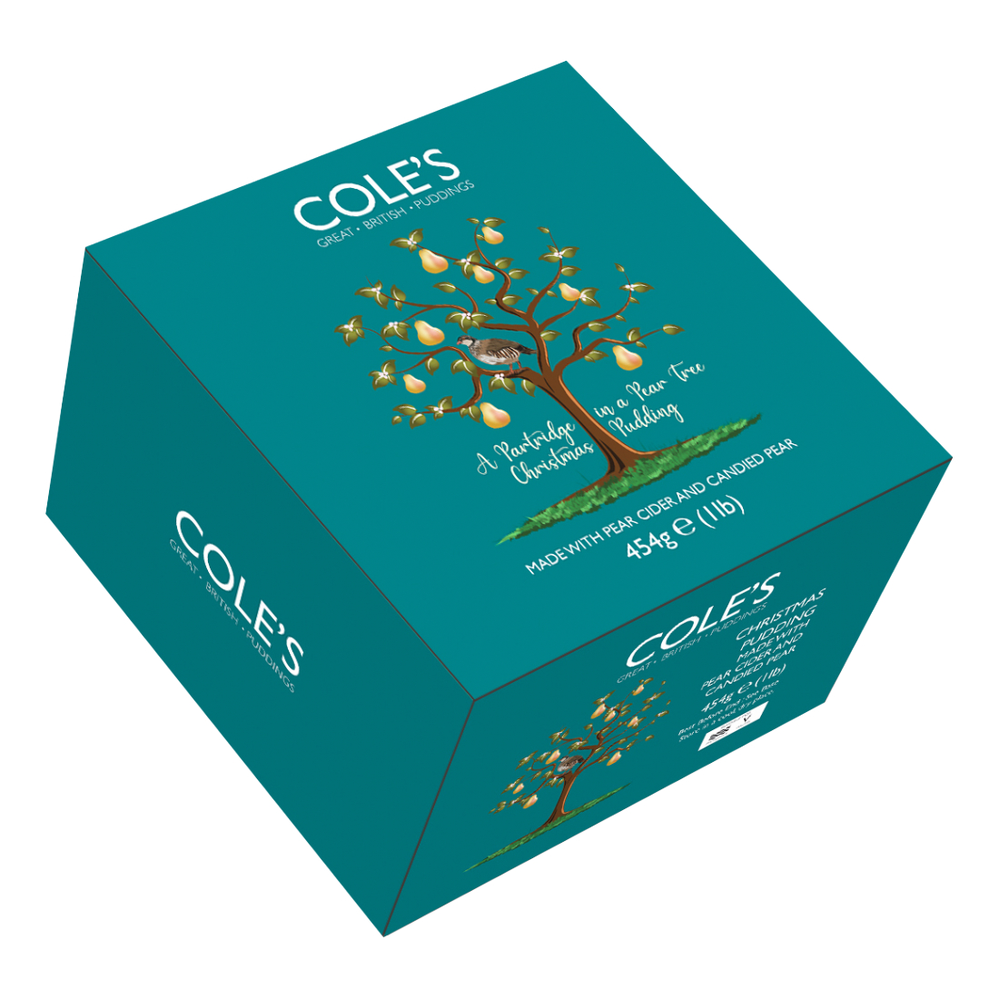 Partridge In A Pear Tree Christmas Pudding Cole's 454g